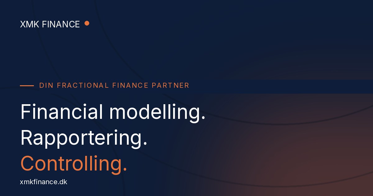 Fractional Finance Partner til SMV'er | XMK Finance